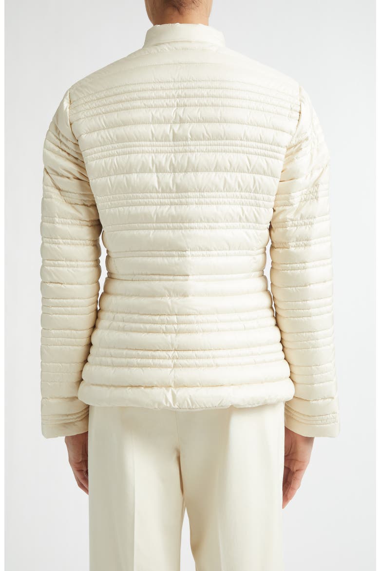 Cataire Stripe Quilted Down Puffer Jacket, Alternate, color, NEUTRAL