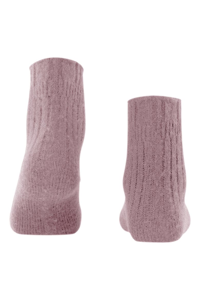 Wool Blend Lounge Socks, Alternate, color, BRICK