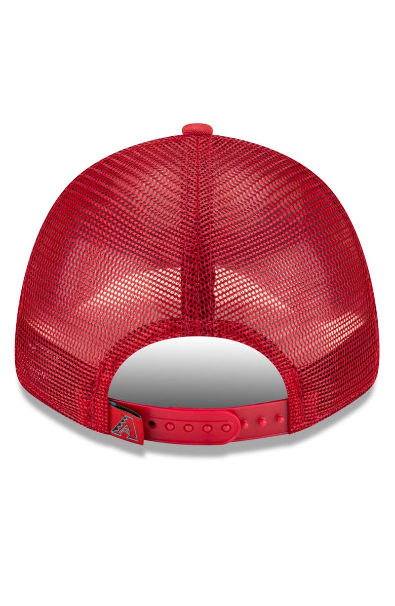 New Era Men's New Era Red Arizona Diamondbacks Trucker 9FORTY Adjustable Hat, Alternate, color, 