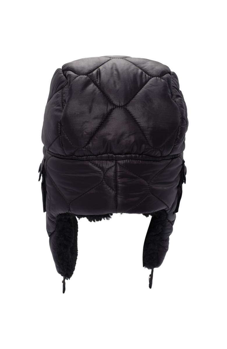 Polo Ralph Lauren Fleece Lined Puffer Hat, Alternate, color, Polo Black