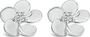 Haus of Brilliance 10K Gold 1/3 Cttw Lab Grown Diamond Flower Petal Stud Earrings