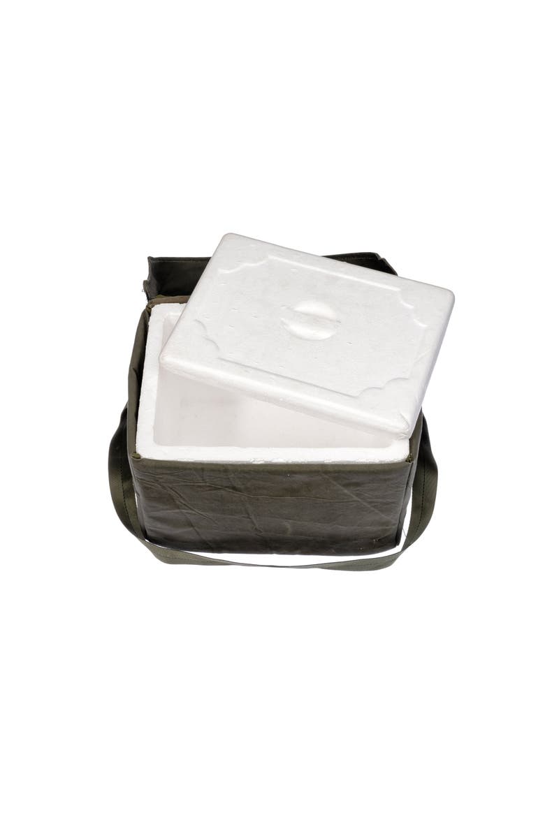 Vintage Fabric Cooler, Alternate, color, Olive