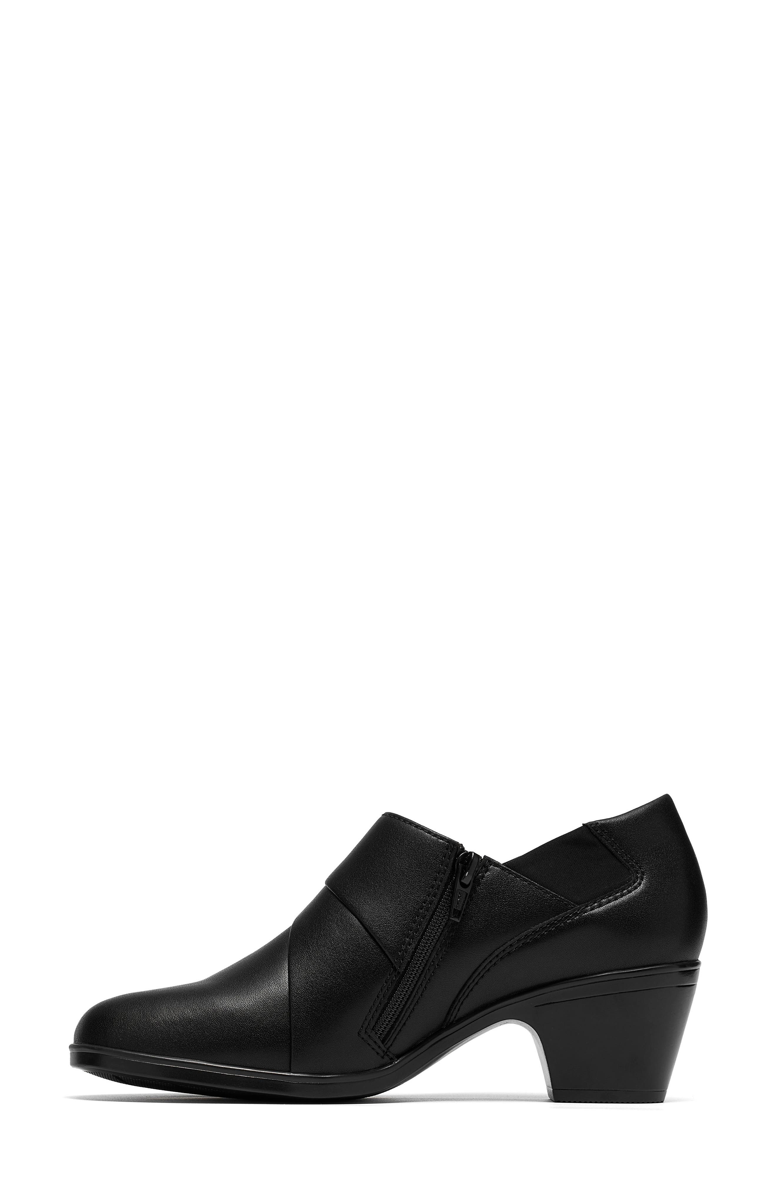 Emily 2 London Bootie, Alternate, color, BLACK LEATHER