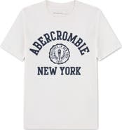 abercrombie kids Kids' Y2K Crest Graphic T-Shirt