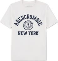abercrombie kids Kids' Y2K Crest Graphic T-Shirt