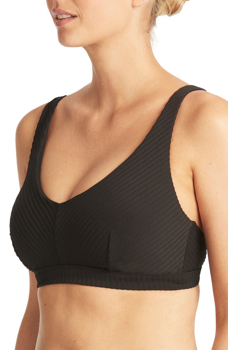 Sea Level E- & F-Cup Underwire Bikini Top, Alternate, color, 