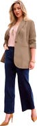 Roaman's Plus Size Relaxed Boyfriend Blazer
