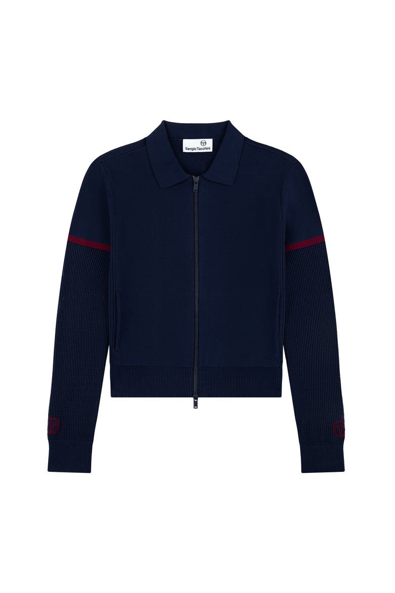 Nota Knit Jacket, Alternate, color, MARITIME BLUE