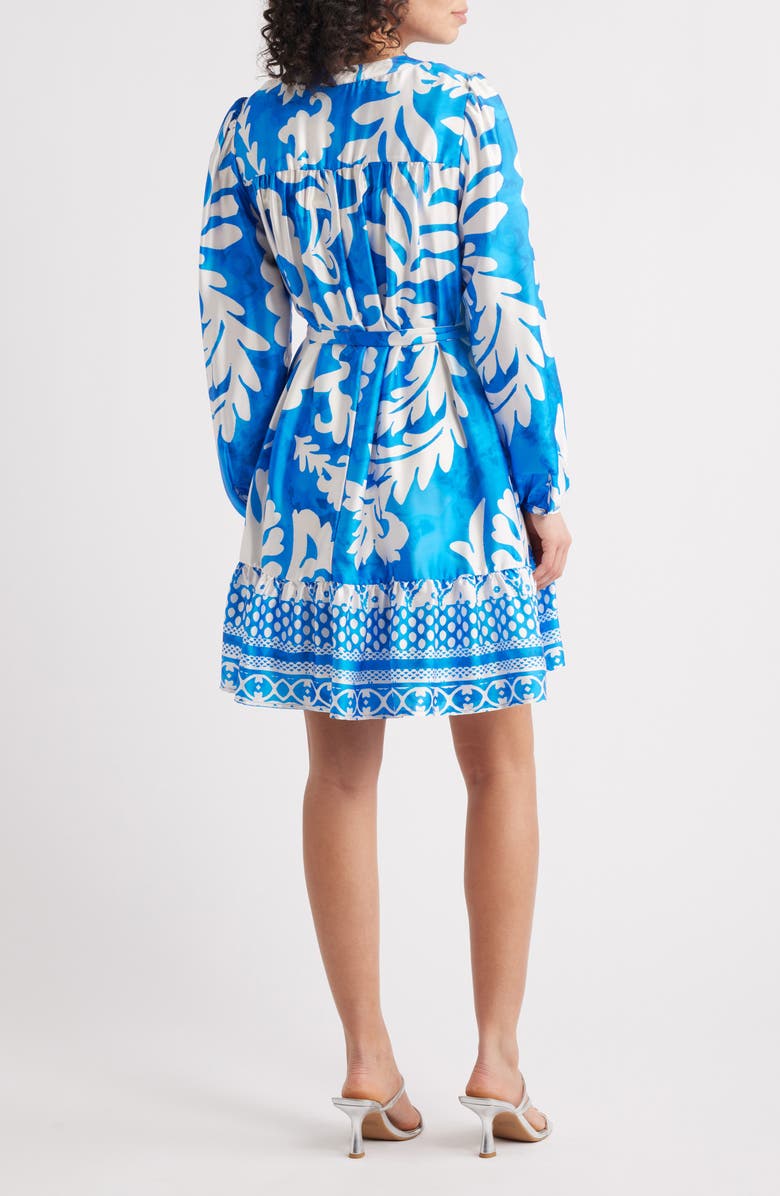 Julia Jordan Long Sleeve Tie Belt Dress, Alternate, color, 