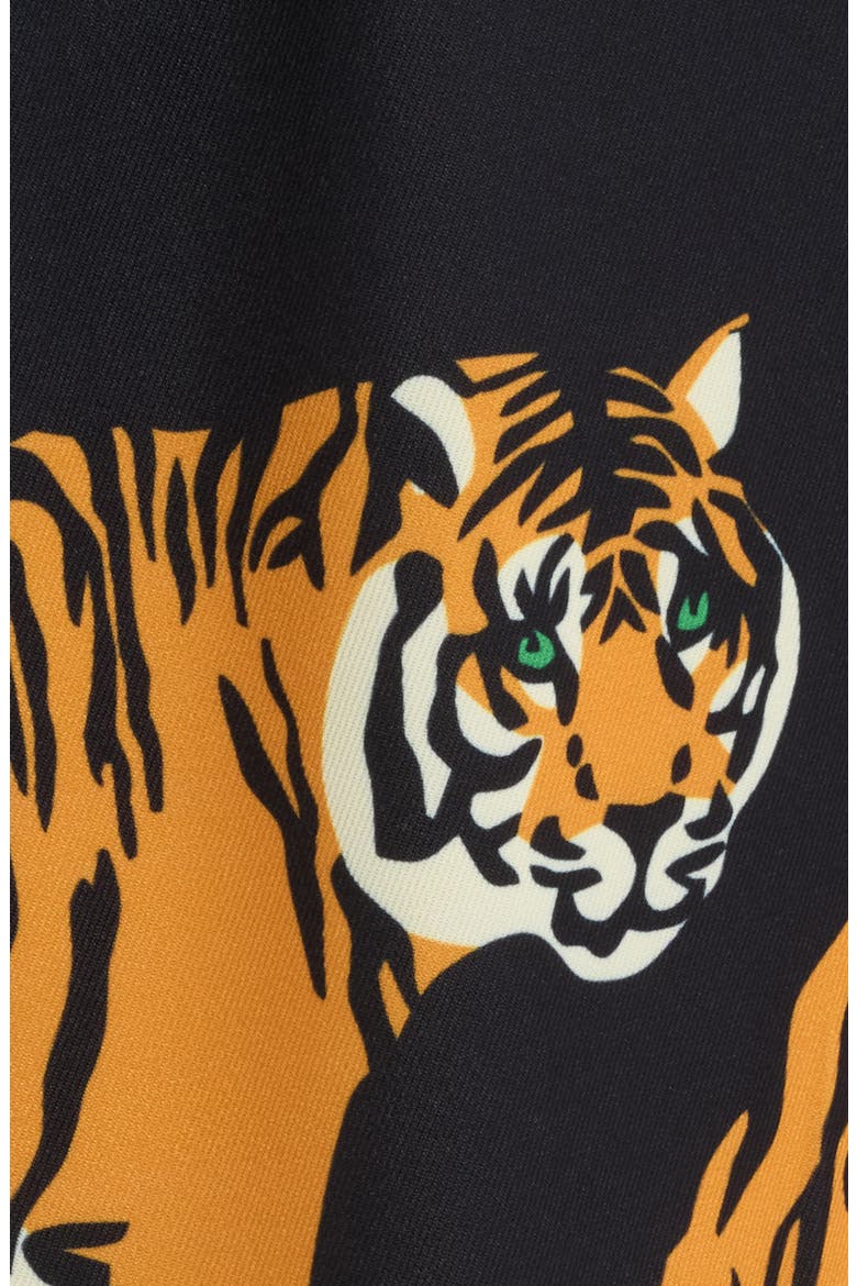 Never Taking These Off Tiger Tales Wide Leg Trousers, Alternate, color, BLACK TIGER TALES
