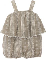 Mabel + Honey Espresso Sleeveless Romper