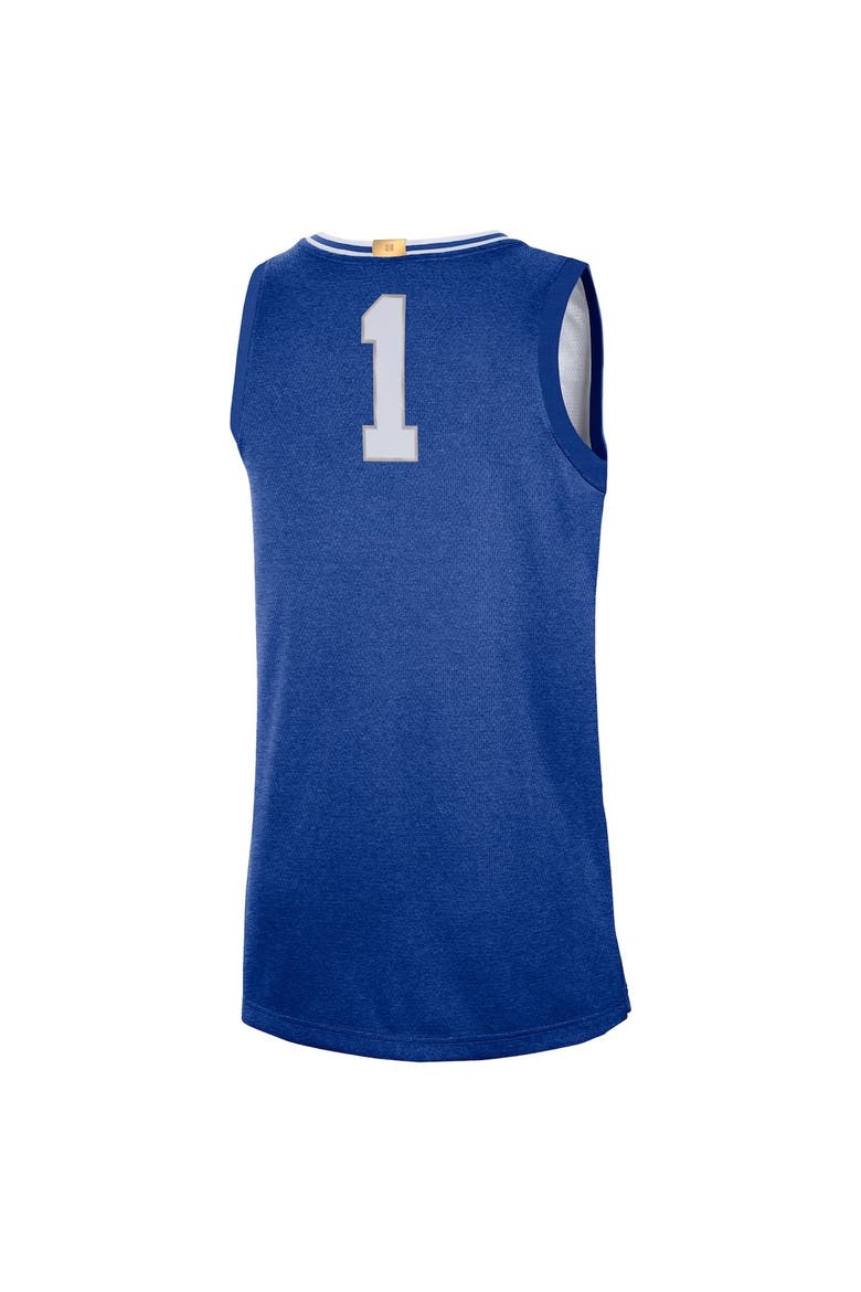 Men's Nike #1 Royal Duke Blue Devils 100th Anniversary Rivalry Limited Basketball Jersey, Alternate, color, Royal