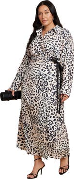 ELOQUII Wrap Detail Maxi Dress