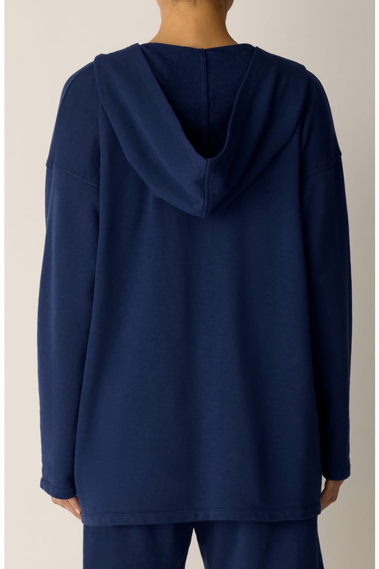 Hooded Organic Cotton Jacket, Alternate, color, DEEP DIVE
