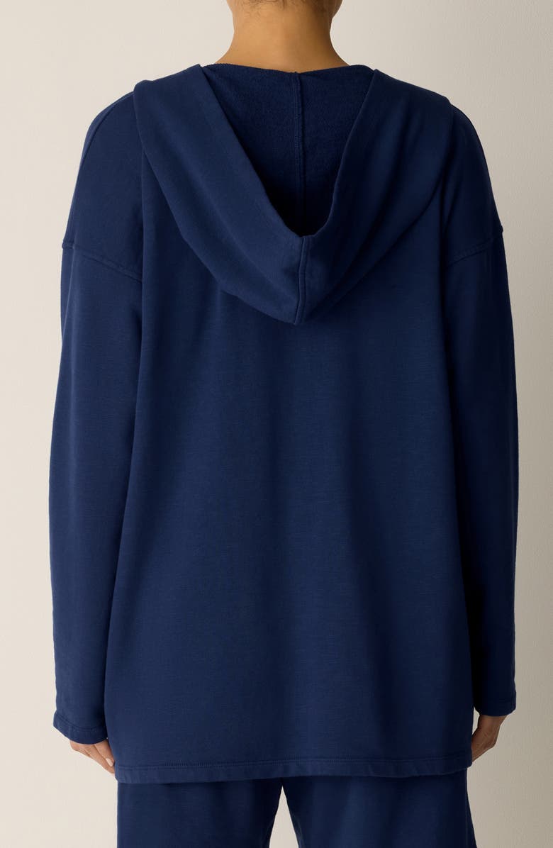 Eileen Fisher Hooded Organic Cotton Jacket, Alternate, color,