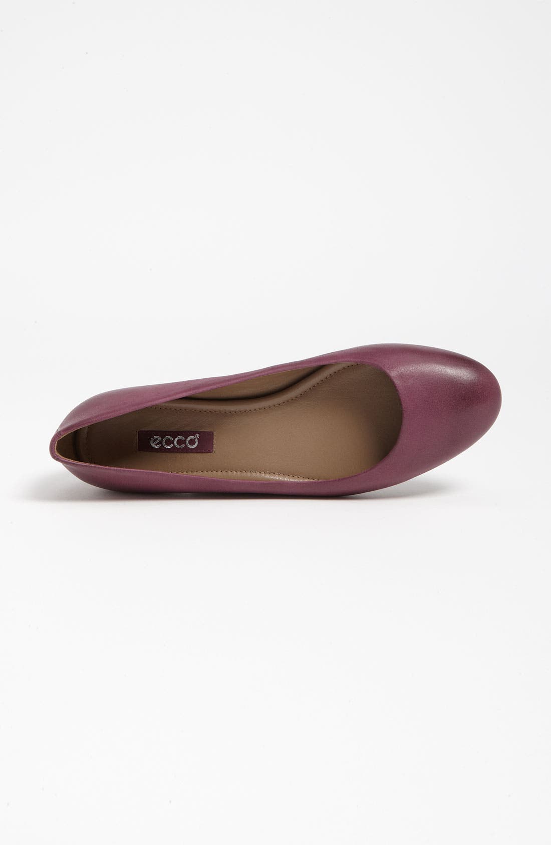 'Mary' Ballerina Flat, Alternate, color, AUBERGINE
