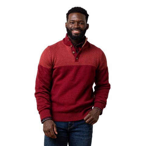 Men's red turtleneck hotsell