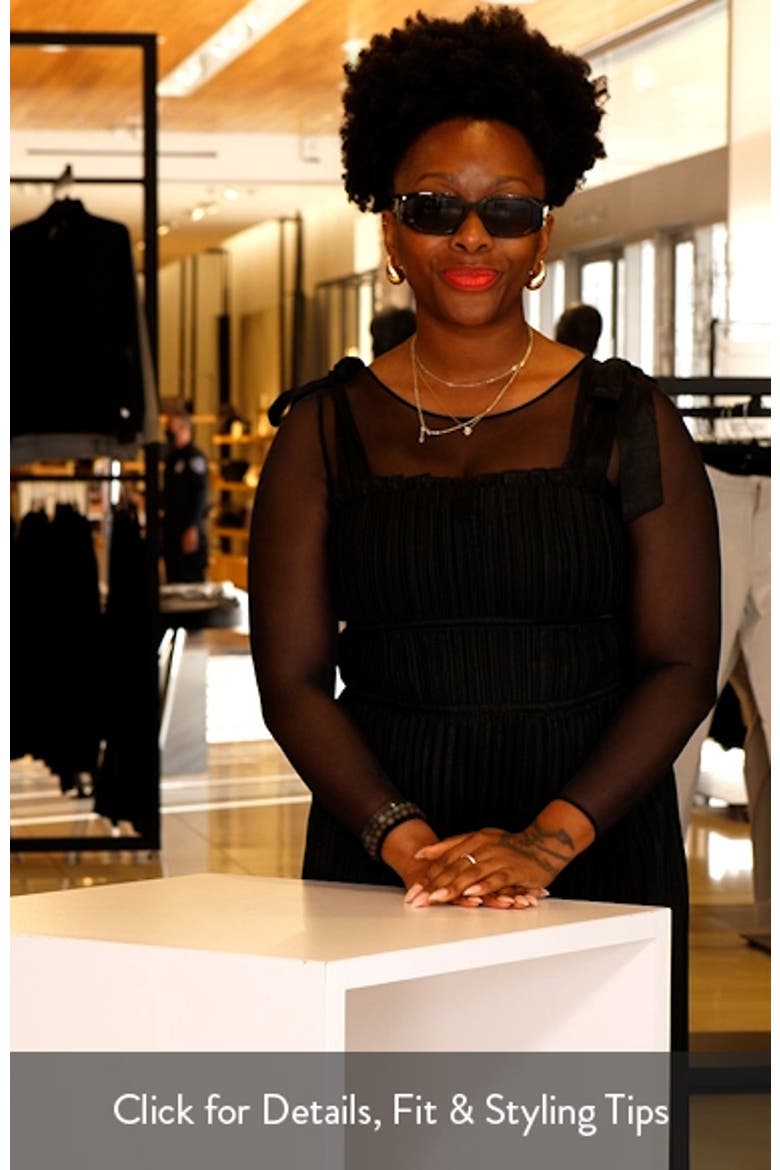 Runway 49mm Rectangular Sunglasses video