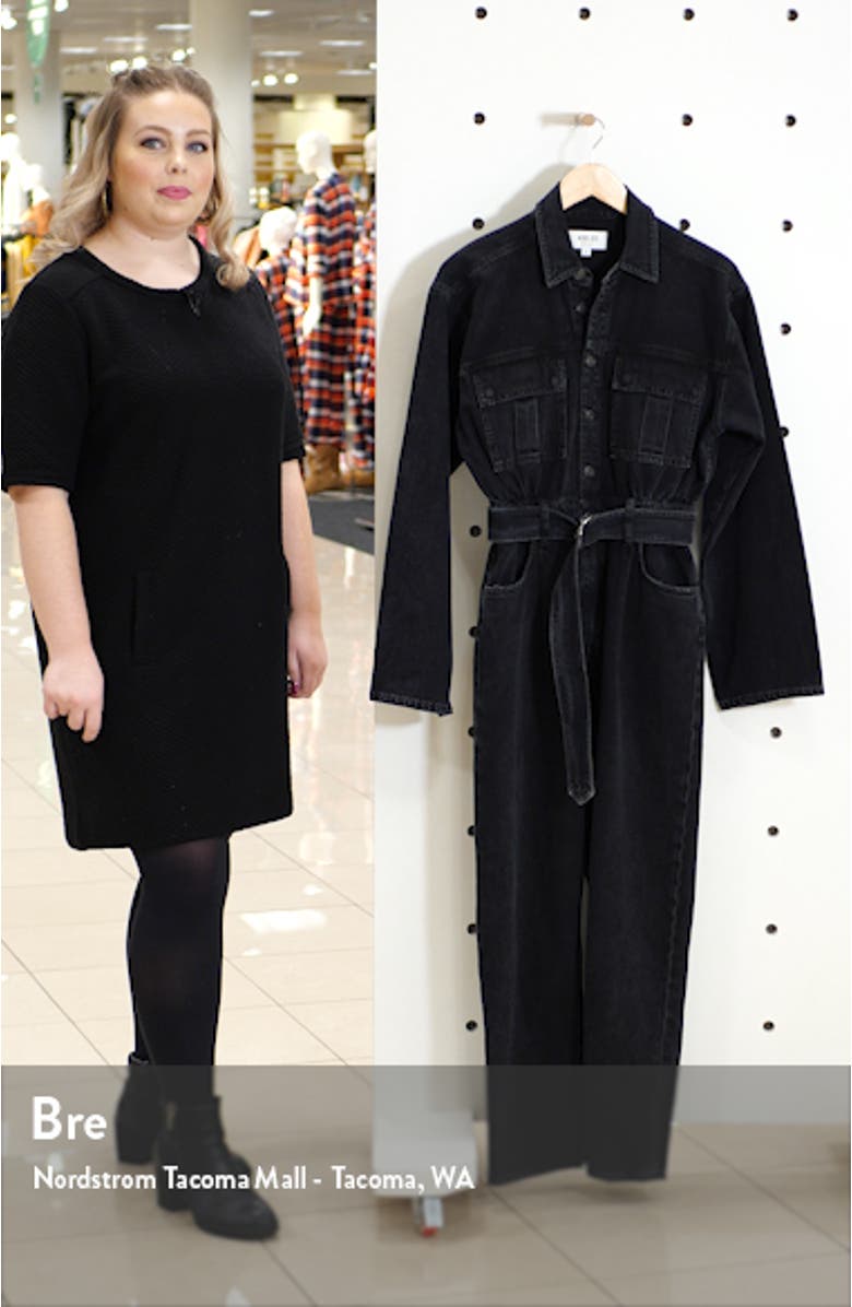 Tatum Cotton Denim Jumpsuit, sales video thumbnail