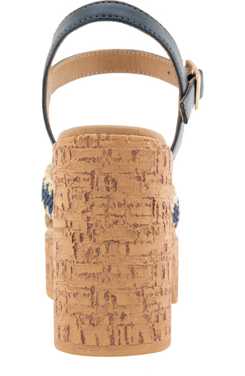 Kensie Sanya Sandal, Alternate, color, Navy
