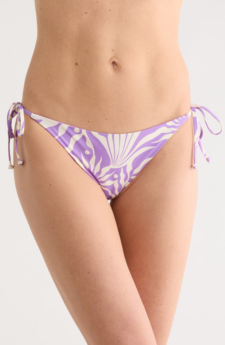 Billabong Wave Song Tanga Bikini Bottoms, Main, color, Purple