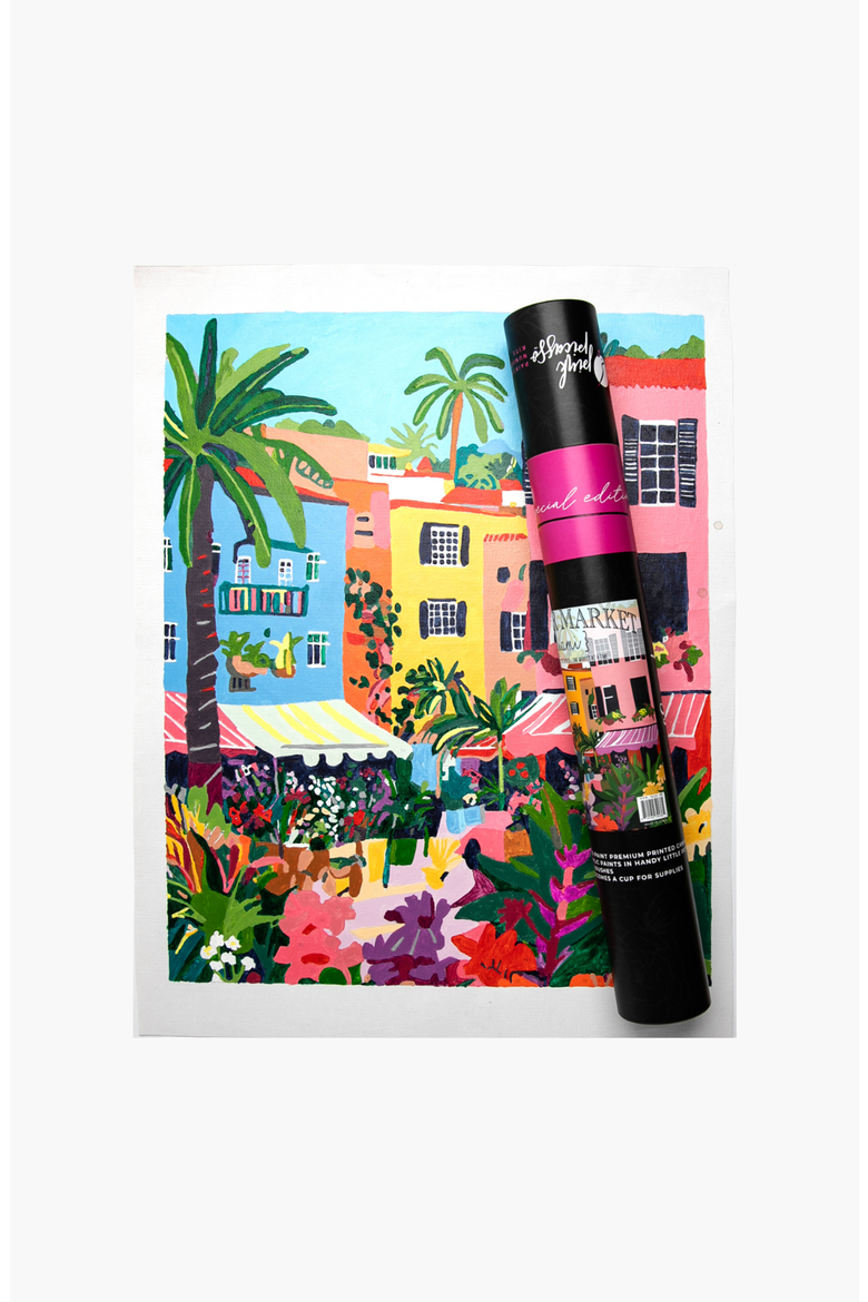 Miami Flower Market Paint by Numbers Kit, Main, color, Multicolor