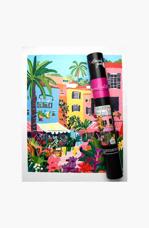 Miami Flower Market Paint by Numbers Kit
