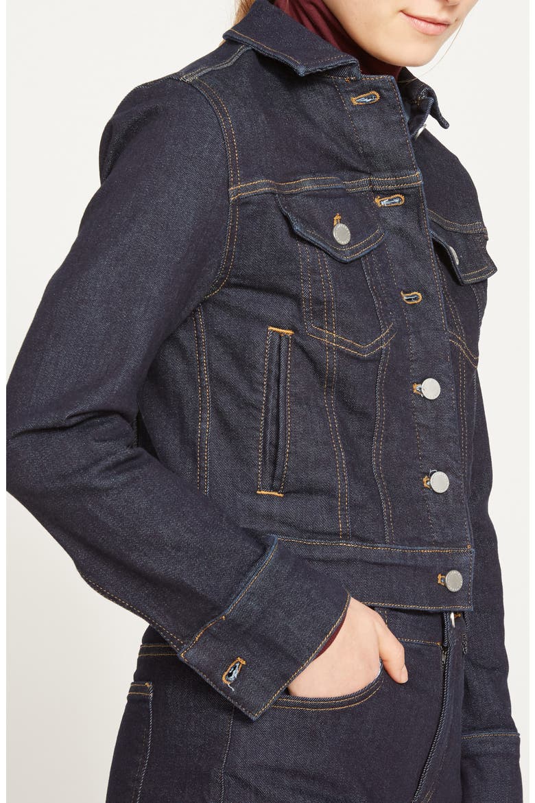 Kelsey Denim Jacket, Alternate, color, VINTAGE INDIGO SELVEDGE