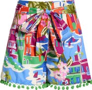 SUGARLIPS Rumi Town Pompom Cotton Shorts