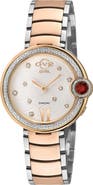 GEVRIL Perugia Diamond Bracelet Watch