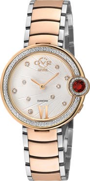 GEVRIL Perugia Diamond Bracelet Watch
