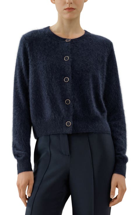 Ultra-Soft Brushed Cashmere Cardigan