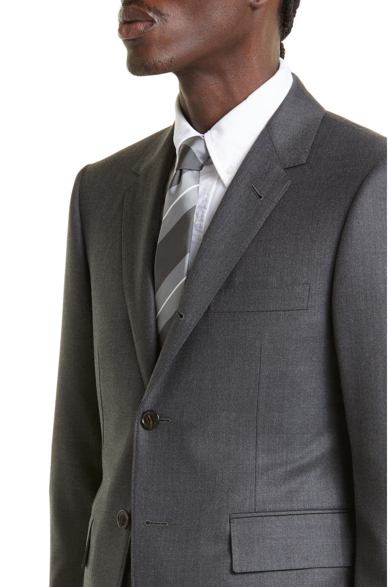 Fit 1 Super 120s Wool Twill Sport Coat, Alternate, color, DARK GREY
