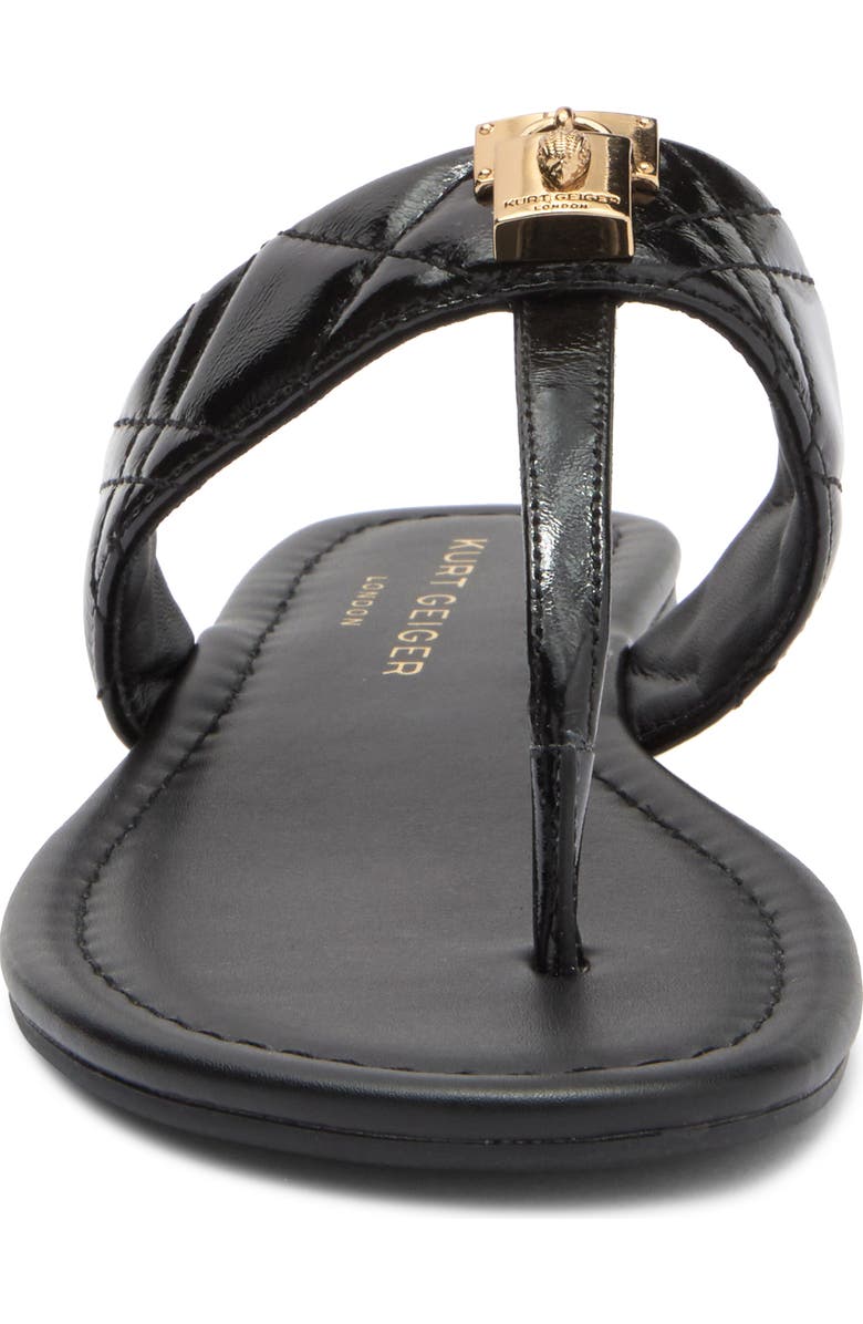 Kurt Geiger London Brixton T-Strap Sandal, Alternate, color, Black