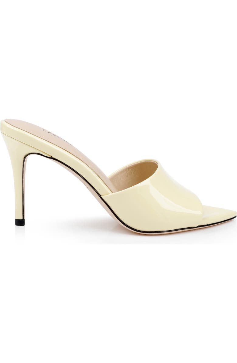 L'AGENCE Lolita VII Slide Sandal, Alternate, color, Yellow Patent