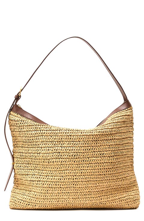 Vigo Raffia Shoulder Bag