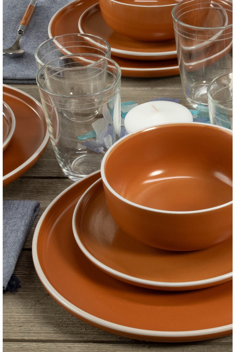 12-Piece Tempo Terracotta Dish Set, Alternate, color, TERRACOTTA