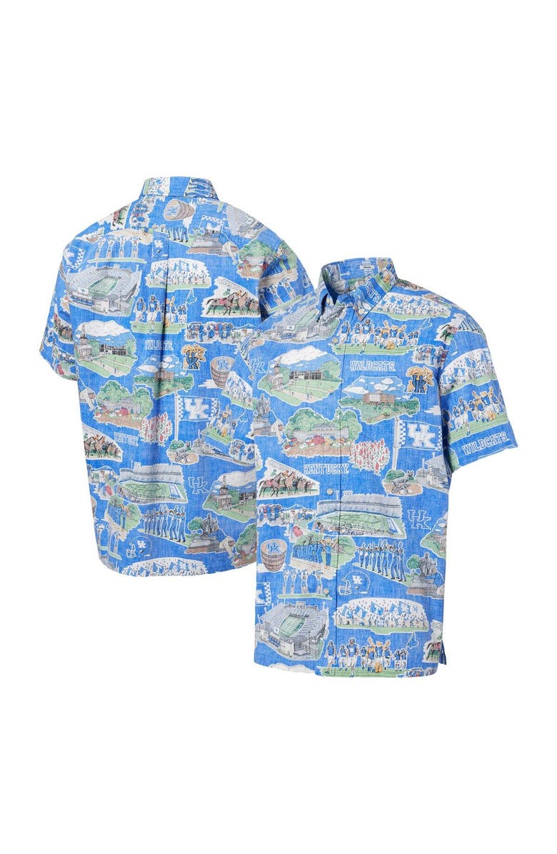 Reyn Spooner Men's Reyn Spooner Royal Kentucky Wildcats Scenic Button-Down Shirt, Main, color, Royal