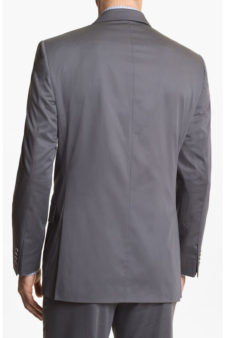 'City' Trim Fit Cotton Blend Sportcoat, Alternate, color, GUNMETAL