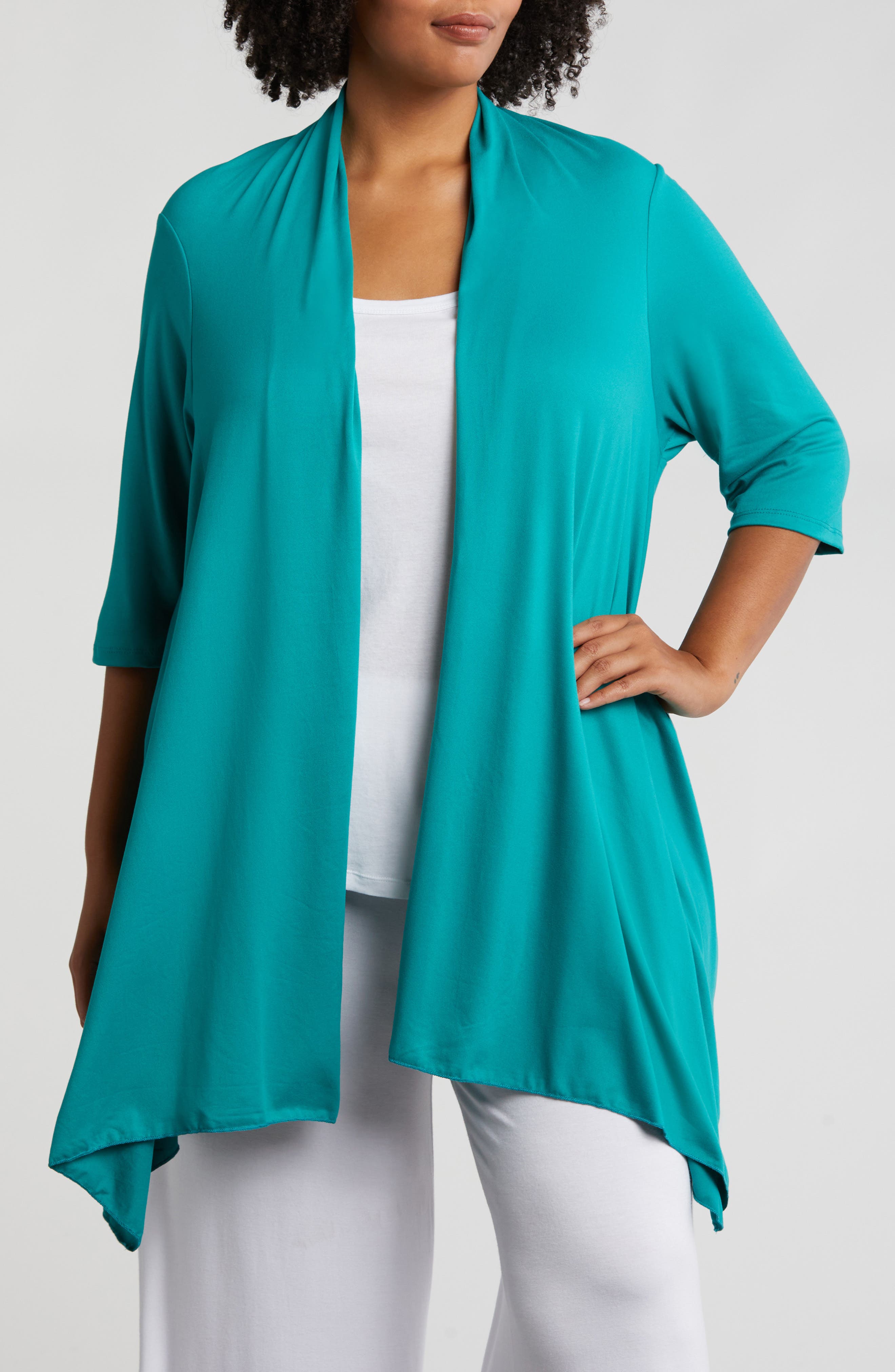 Open Front Long Cardigan - image 5