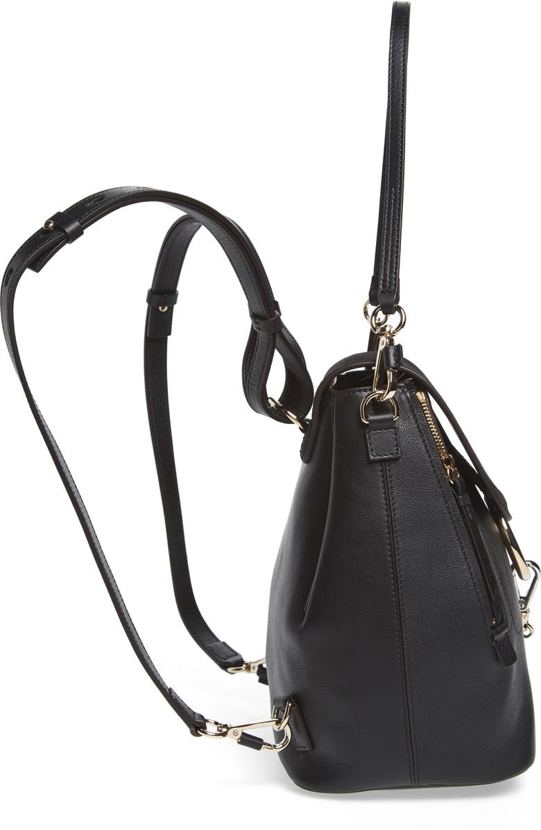 Chloé Medium Faye Suede & Leather Backpack, Alternate, color,