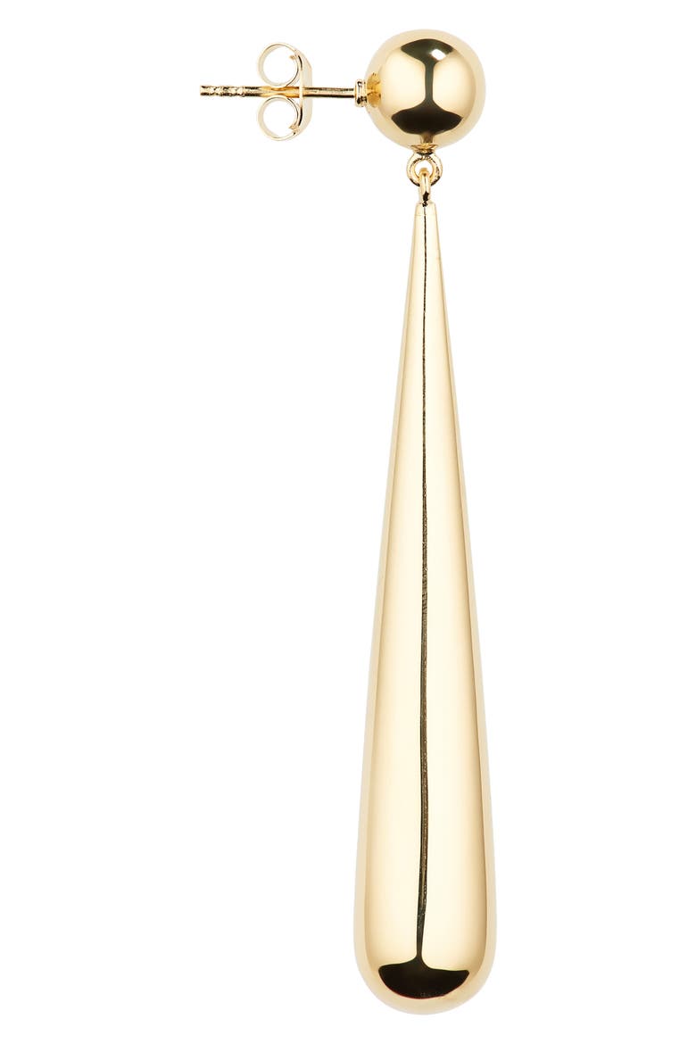 The Louise Drop Earrings, Alternate, color, 18K GP 925 STERLING SILVER