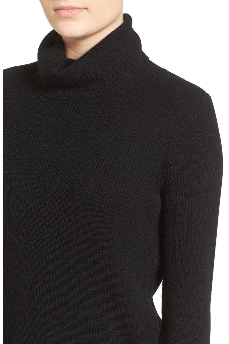 Turtleneck Sweater, Alternate, color, TRUE BLACK