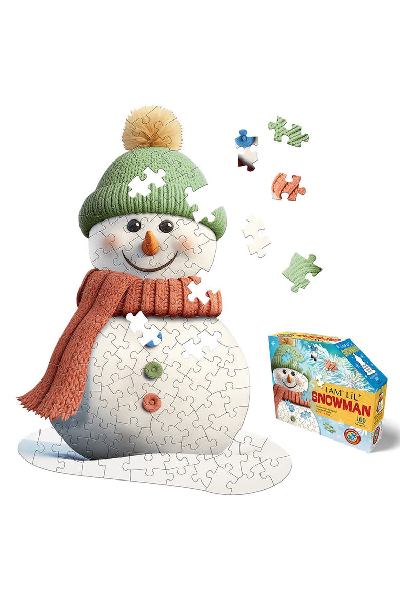 I Am Lil Snowman 100 Piece Puzzle, Main, color, Multicolored