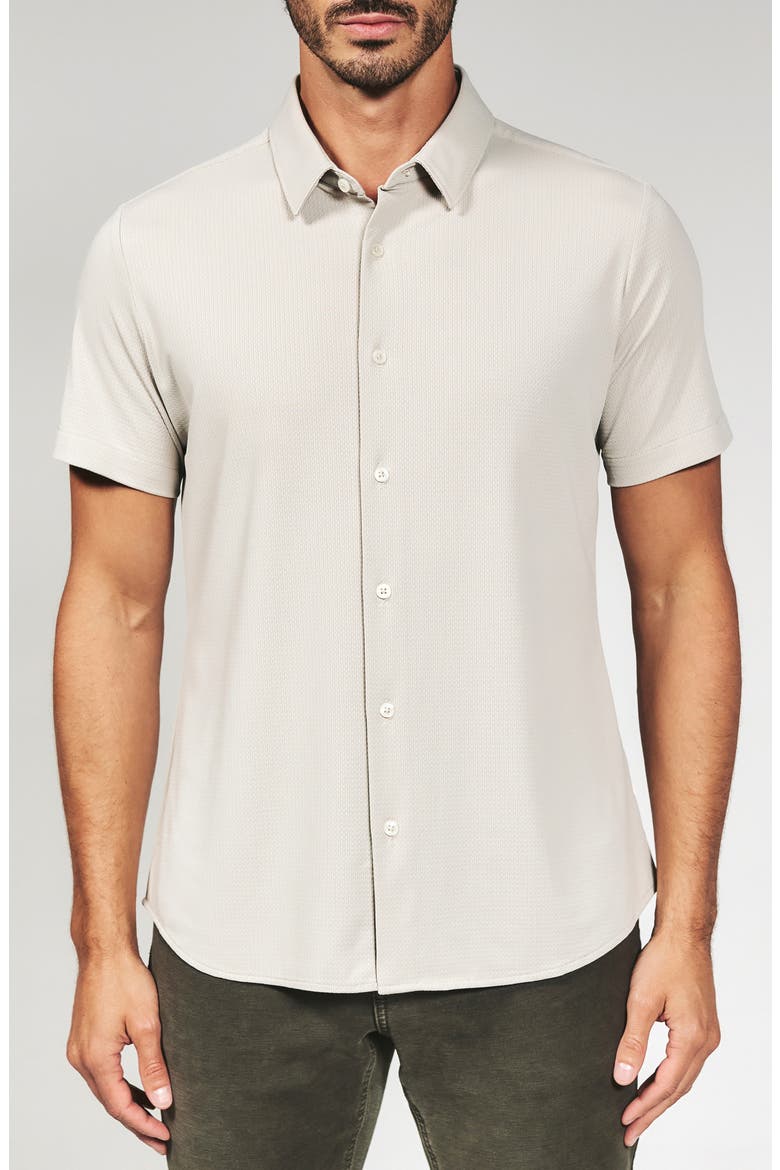 Alldridge Short Sleeve Button-Up Shirt, Main, color, SAND