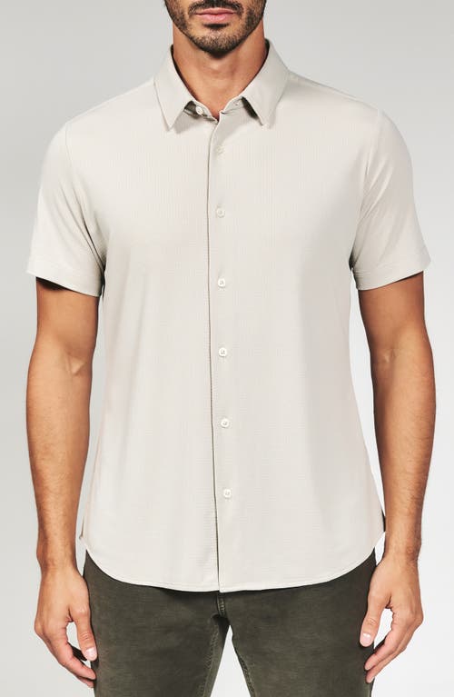 7 Diamonds Alldridge Short Sleeve Button-up Shirt In Gray