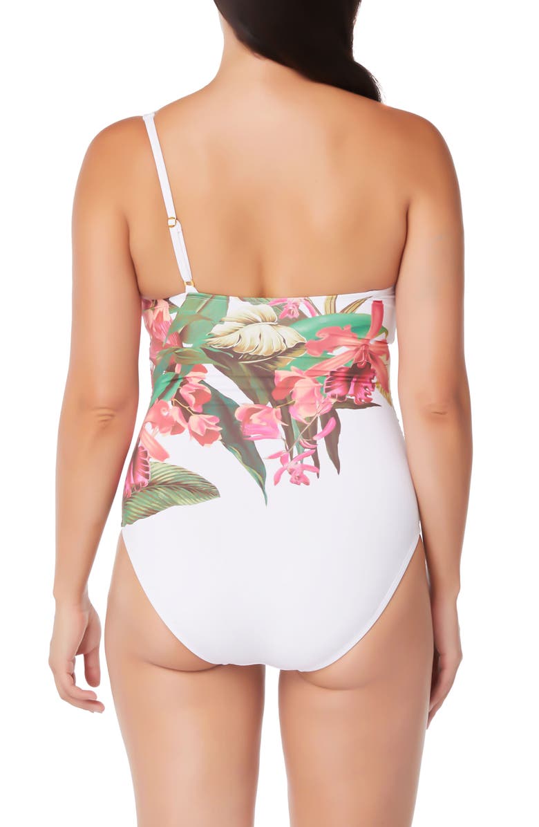 BLEU by Rod Beattie Return to Rio One-Shoulder One-Piece Swimsuit, Alternate, color,