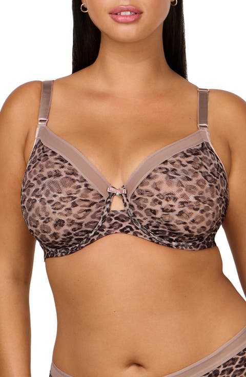 No-Show Lace Underwire Unlined Bra (Regular & Plus)