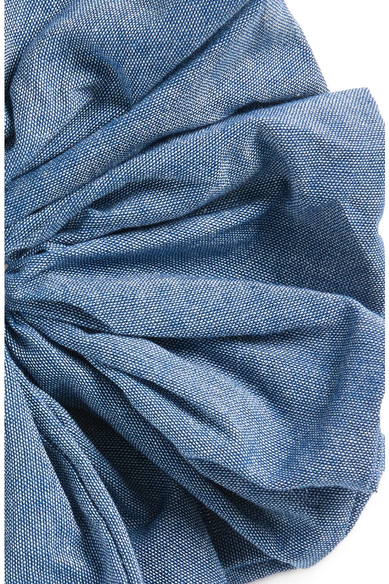 Oversized Chambray Scrunchie, Alternate, color, CHAMBRAY