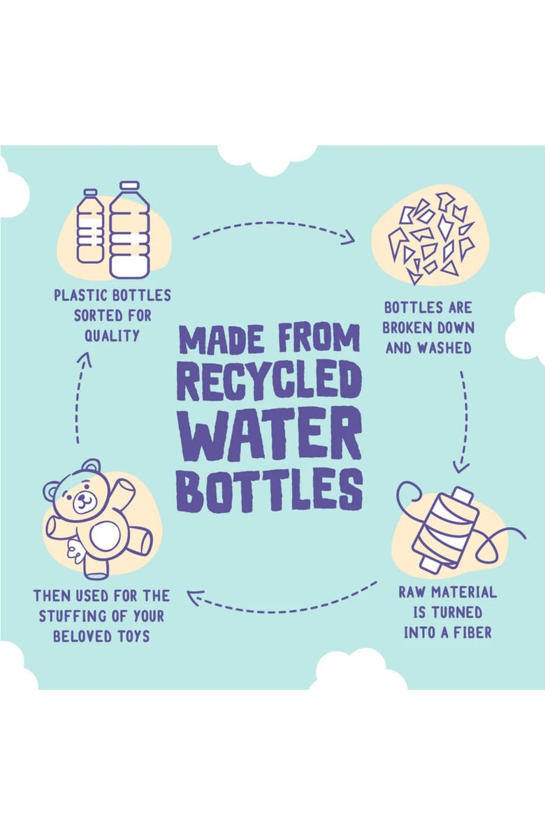 SnugArooz Ellie the Gator, Purple Plush Dog Toy, Squeaks & Crinkles, Alternate, color, Purple